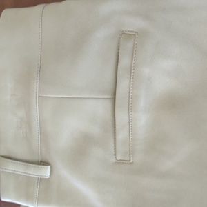 TCEC faux leather cropped pants